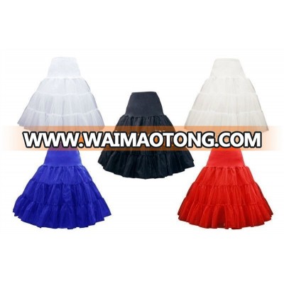 50s wholesale long ruffle tulle big puffy petticoat